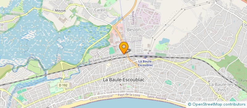 localisation de l'entreprise MONSIEUR THOMAS MARZELIERE à LA BAULE-ESCOUBLAC