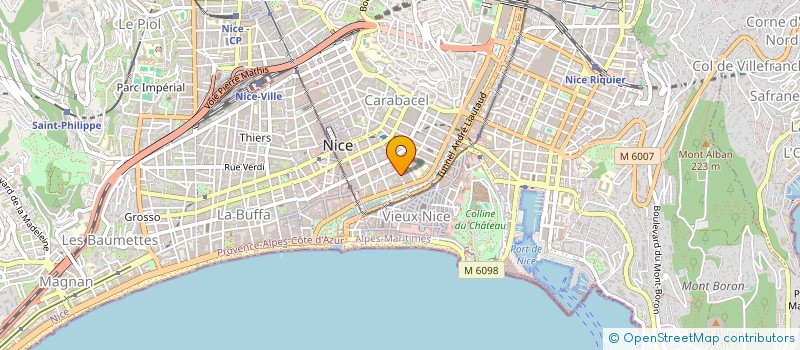 localisation de l'entreprise MONSIEUR THOMAS MASSA  NICE