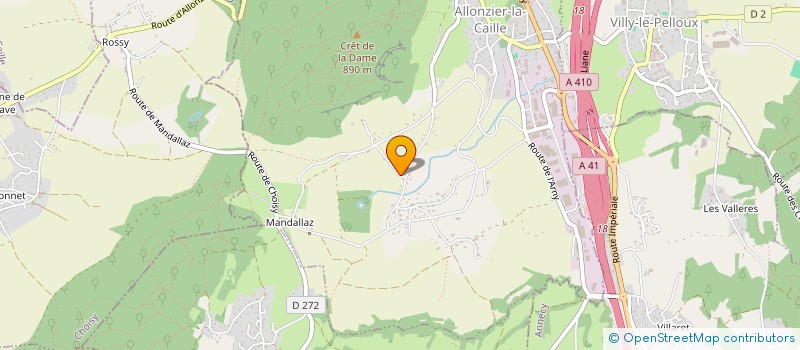 localisation de l'entreprise MONSIEUR THOMAS MASSARD  ALLONZIER-LA-CAILLE