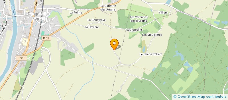 localisation de l'entreprise MONSIEUR THOMAS MASSE  DANGE-SAINT-ROMAIN