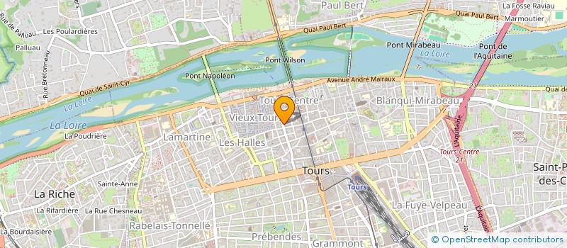 localisation de l'entreprise MONSIEUR THOMAS MASSE  TOURS