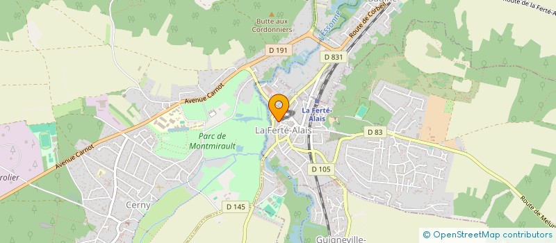 localisation de l'entreprise MONSIEUR THOMAS MATHIEU à CERNY