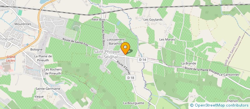 localisation de l'entreprise MONSIEUR THOMAS MAUPART  SAINT-PHILIPPE-DU-SEIGNAL