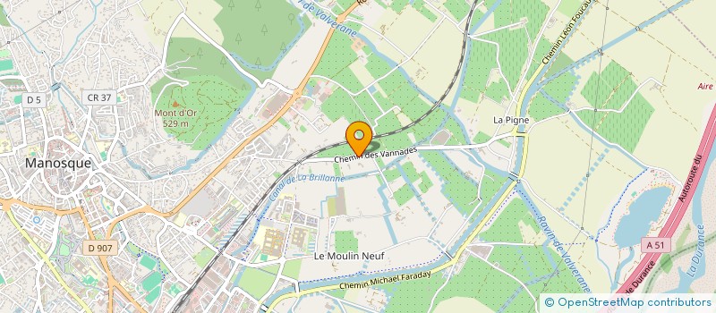 localisation de l'entreprise MONSIEUR THOMAS MAURER à MANOSQUE