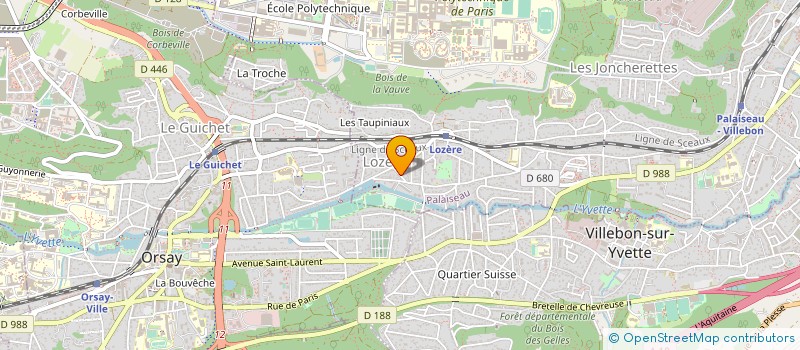 localisation de l'entreprise MONSIEUR THOMAS MAURY à PALAISEAU