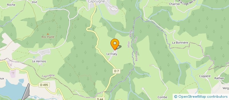 localisation de l'entreprise MONSIEUR THOMAS MAYEUR  LAPRUGNE