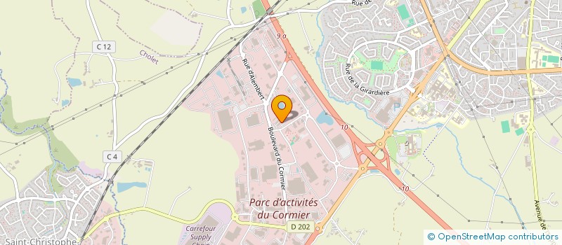 localisation de l'entreprise MONSIEUR THOMAS MAZON à CHOLET