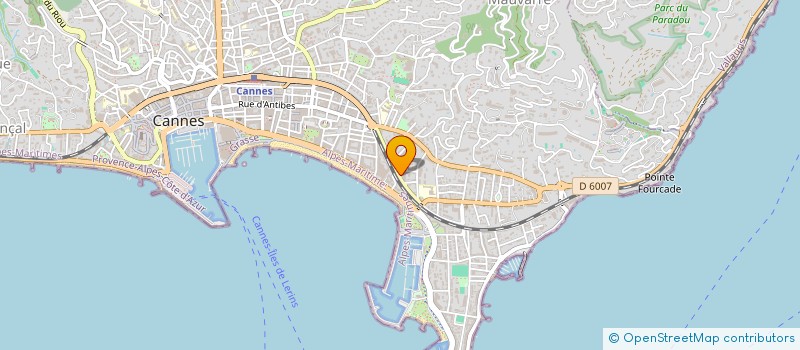 localisation de l'entreprise MONSIEUR THOMAS MC CANN  CANNES