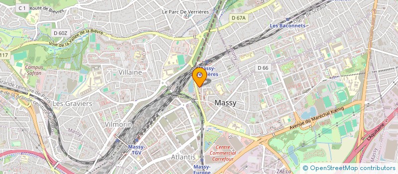 localisation de l'entreprise MONSIEUR THOMAS MCHAHALLOU à MASSY