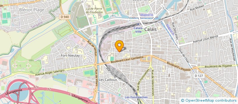 localisation de l'entreprise MONSIEUR THOMAS MEBARKI  CALAIS