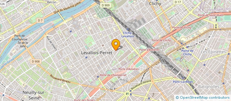 localisation de l'entreprise MONSIEUR THOMAS MEFLAH à LEVALLOIS-PERRET