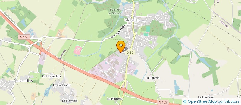 localisation de l'entreprise MONSIEUR THOMAS MEIGNEN  MALVILLE