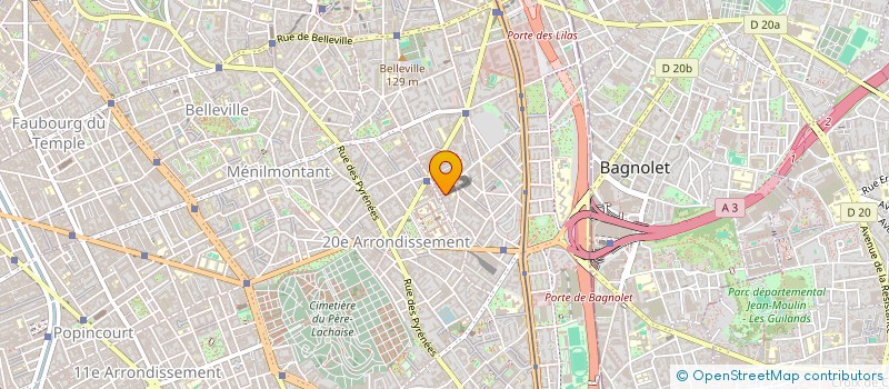 localisation de l'entreprise MONSIEUR THOMAS MEIGNEN  PARIS