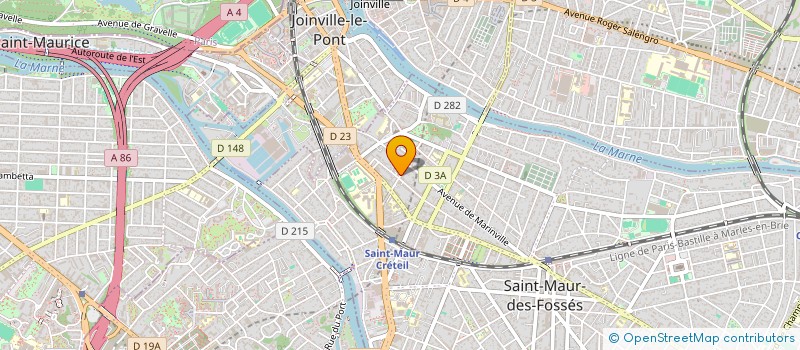 localisation de l'entreprise MONSIEUR THOMAS MENARD à SAINT-MAUR-DES-FOSSES