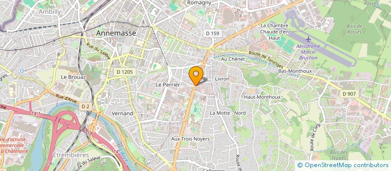 localisation de l'entreprise MONSIEUR THOMAS MENDES  ANNEMASSE