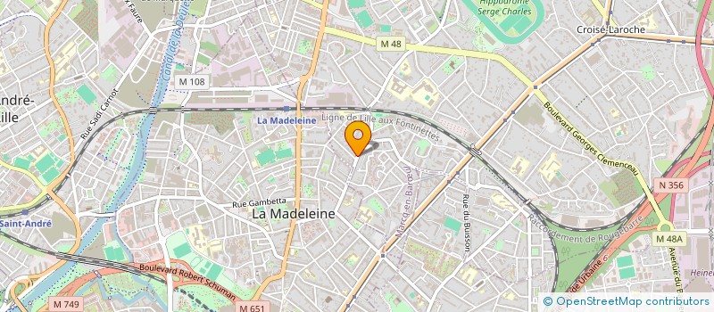 localisation de l'entreprise MONSIEUR THOMAS MERCIER à MARCQ-EN-BARŒUL