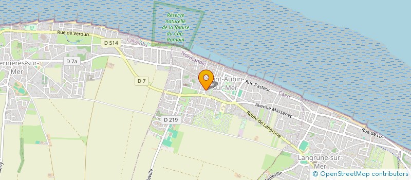 localisation de l'entreprise MONSIEUR THOMAS MERCIER  SAINT-AUBIN-SUR-MER