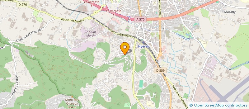 localisation de l'entreprise MONSIEUR THOMAS MERER à HYERES