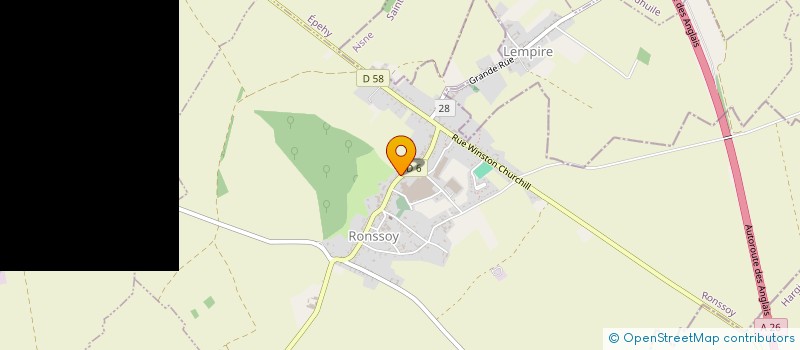 localisation de l'entreprise MONSIEUR THOMAS MERLIN  RONSSOY