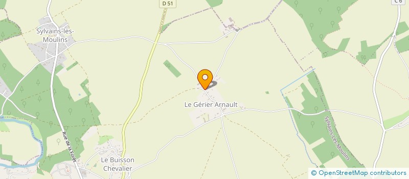 localisation de l'entreprise MONSIEUR THOMAS MERLIN  MESNILS-SUR-ITON