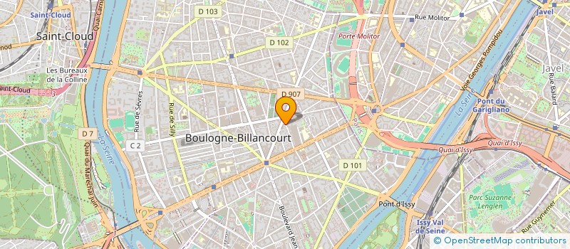 localisation de l'entreprise MONSIEUR THOMAS MESNIL  BOULOGNE-BILLANCOURT