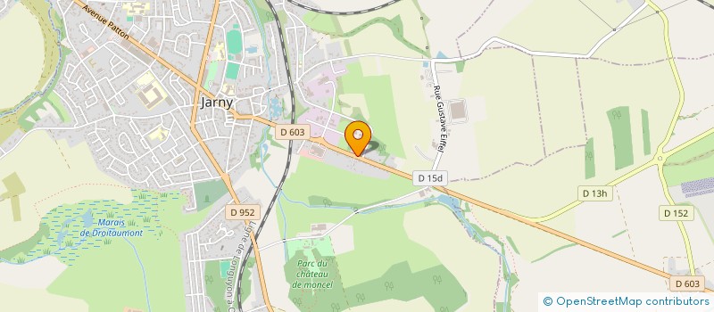 localisation de l'entreprise MONSIEUR THOMAS MESSAGER  JARNY