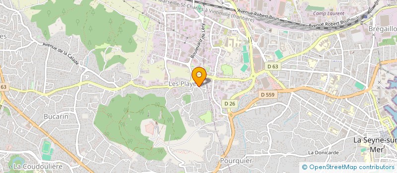 localisation de l'entreprise MONSIEUR THOMAS MESSAGER  SIX-FOURS-LES-PLAGES