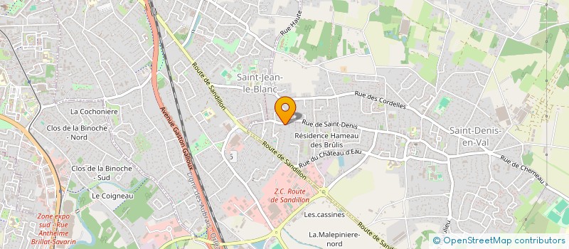 localisation de l'entreprise MONSIEUR THOMAS MESTRINARO à SAINT-DENIS-EN-VAL