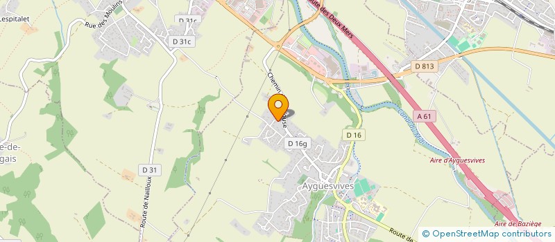 localisation de l'entreprise MONSIEUR THOMAS MEUNIER  AYGUESVIVES