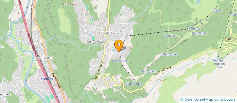 localisation de l'entreprise MONSIEUR THOMAS MEUNIER  ARACHES-LA-FRASSE