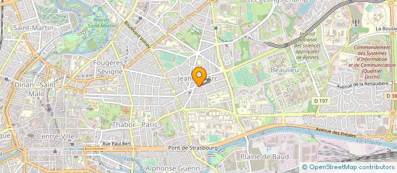 localisation de l'entreprise MONSIEUR THOMAS MICHARDIERE  RENNES