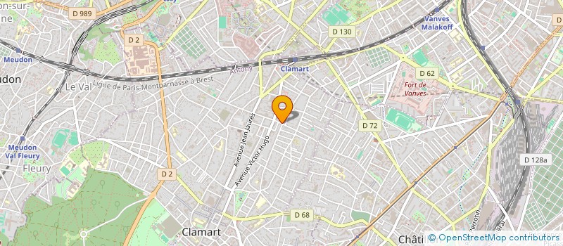 localisation de l'entreprise MONSIEUR THOMAS MICHAUD à CLAMART