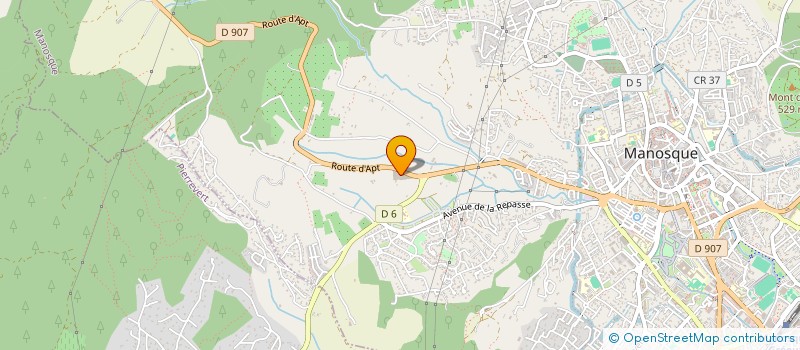 localisation de l'entreprise MONSIEUR THOMAS MICHEL à MANOSQUE