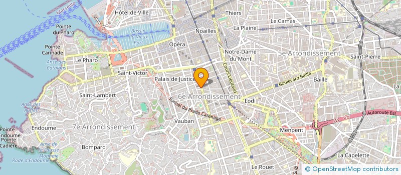 localisation de l'entreprise MONSIEUR THOMAS MICHEL CRELLROT  MARSEILLE