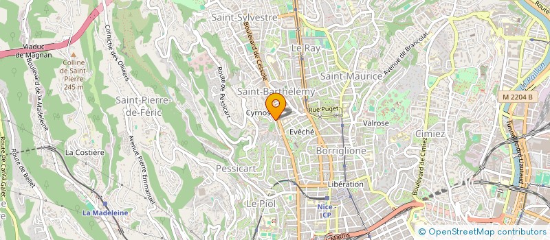 localisation de l'entreprise MONSIEUR THOMAS MICHEL RAOUL BEAUVAIS  NICE