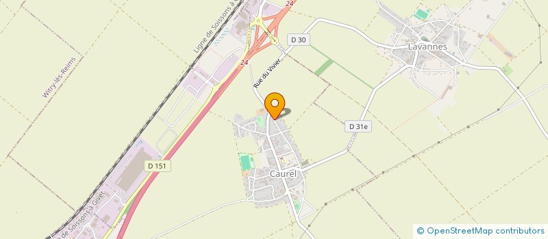 localisation de l'entreprise MONSIEUR THOMAS MICHINEAU  CAUREL