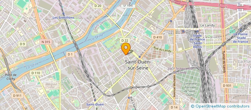 localisation de l'entreprise MONSIEUR THOMAS MICHONNEAU à SAINT-OUEN-SUR-SEINE