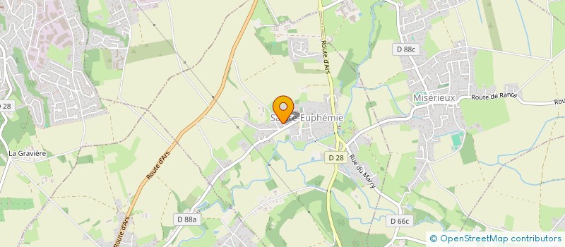 localisation de l'entreprise MONSIEUR THOMAS MICOLON  SAINTE-EUPHEMIE