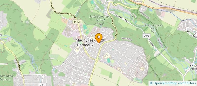 localisation de l'entreprise MONSIEUR THOMAS MIELLE  MAGNY-LES-HAMEAUX