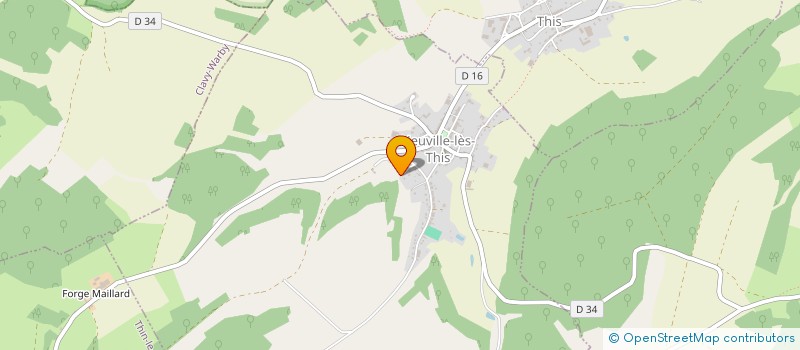 localisation de l'entreprise MONSIEUR THOMAS MIGET  NEUVILLE-LES-THIS