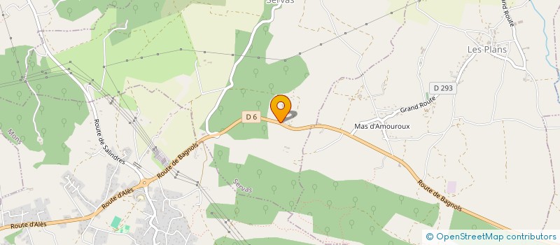 localisation de l'entreprise MONSIEUR THOMAS MILESI  SERVAS