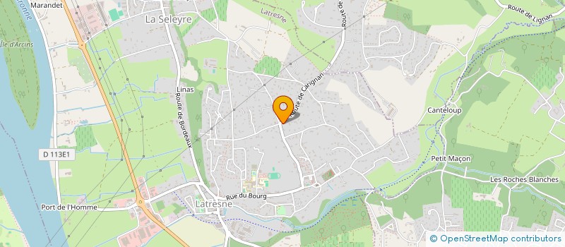 localisation de l'entreprise MONSIEUR THOMAS MILLER  LATRESNE