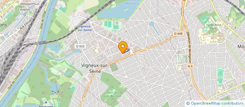 localisation de l'entreprise MONSIEUR THOMAS MILLET  VIGNEUX-SUR-SEINE