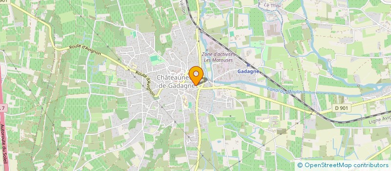 localisation de l'entreprise MONSIEUR THOMAS MILLIAS  CHATEAUNEUF-DE-GADAGNE