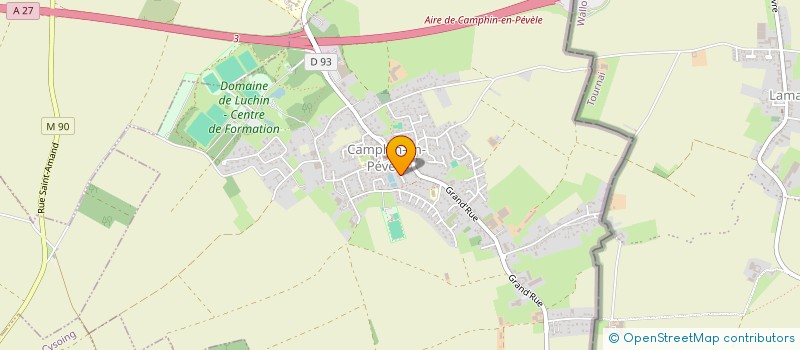 localisation de l'entreprise MONSIEUR THOMAS MILLON  CAMPHIN-EN-PEVELE