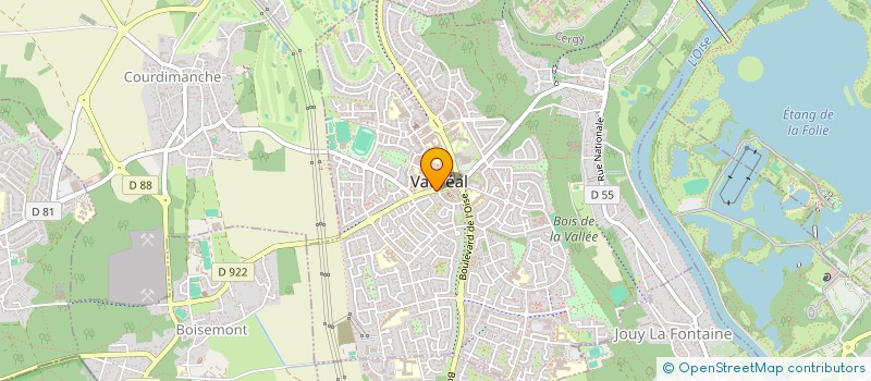 localisation de l'entreprise MONSIEUR THOMAS MINET  VAUREAL