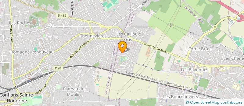 localisation de l'entreprise MONSIEUR THOMAS MONAURY  HERBLAY-SUR-SEINE