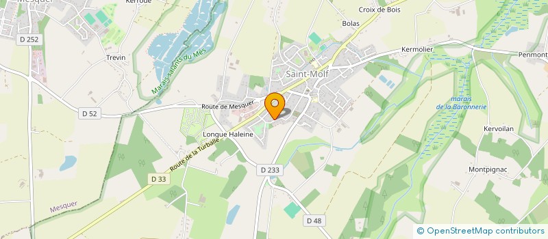 localisation de l'entreprise MONSIEUR THOMAS MONBOISSE à GUERANDE