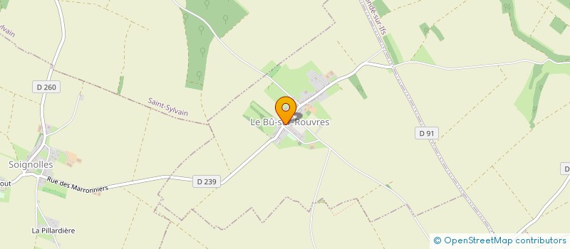 localisation de l'entreprise MONSIEUR THOMAS MONDE DUMOUTIER  LE BU-SUR-ROUVRES