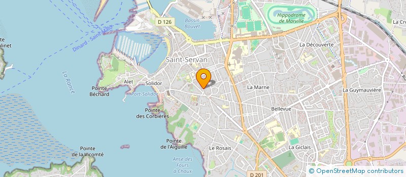 localisation de l'entreprise MONSIEUR THOMAS MONFRAIS  SAINT-MALO